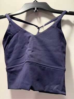 HALARA Girls Navy Blue Strappy Tank Top Kids S/8